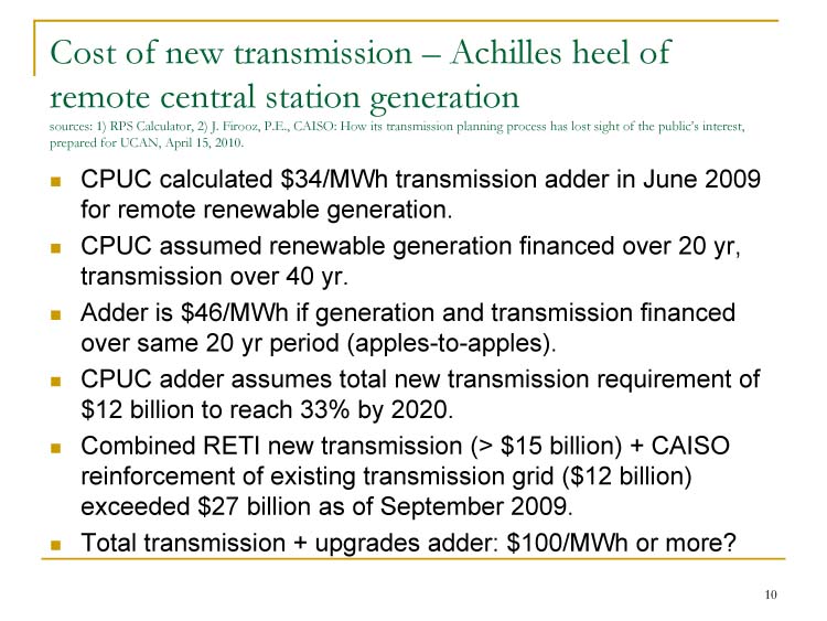Distributed Solar is Low Cost, Slide 10